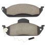 MPA 1003-0760C Quality-Built Black Series Ceramic Brake Pads w/ Hardware
