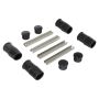 MPA 1003-0760C Quality-Built Black Series Ceramic Brake Pads w/ Hardware