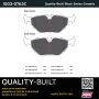 MPA 1003-0763C Quality-Built Black Series Ceramic Brake Pads w/ Hardware