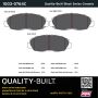 MPA 1003-0764C Quality-Built Black Series Ceramic Brake Pads w/ Hardware