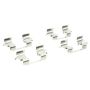 MPA 1003-0764C Quality-Built Black Series Ceramic Brake Pads w/ Hardware