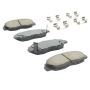 MPA 1003-0764M Quality-Built Black Series Semi-Metallic Brake Pads w/ Hardware