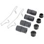 MPA 1003-0766C Quality-Built Black Series Ceramic Brake Pads w/ Hardware