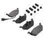 MPA 1003-0768AC Quality-Built Black Series Ceramic Brake Pads w/ Hardware
