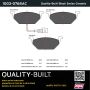 MPA 1003-0768AC Quality-Built Black Series Ceramic Brake Pads w/ Hardware
