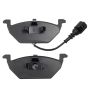 MPA 1003-0768AM Quality-Built Black Series Semi-Metallic Brake Pads w/ Hardware