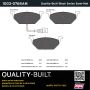 MPA 1003-0768AM Quality-Built Black Series Semi-Metallic Brake Pads w/ Hardware