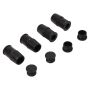 MPA 1003-0768AM Quality-Built Black Series Semi-Metallic Brake Pads w/ Hardware