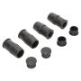 MPA 1003-0768C Quality-Built Black Series Ceramic Brake Pads w/ Hardware
