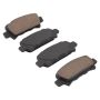 MPA 1003-0770AC Quality-Built Black Series Ceramic Brake Pads w/ Hardware