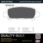 MPA 1003-0770AC Quality-Built Black Series Ceramic Brake Pads w/ Hardware