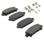 MPA 1003-0770C Quality-Built Black Series Ceramic Brake Pads w/ Hardware