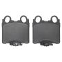 MPA 1003-0771C Quality-Built Black Series Ceramic Brake Pads w/ Hardware