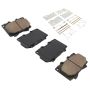 MPA 1003-0772C Quality-Built Black Series Ceramic Brake Pads w/ Hardware
