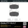 MPA 1003-0772C Quality-Built Black Series Ceramic Brake Pads w/ Hardware