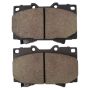 MPA 1003-0772C Quality-Built Black Series Ceramic Brake Pads w/ Hardware