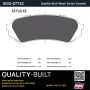 MPA 1003-0773C Quality-Built Black Series Ceramic Brake Pads w/ Hardware