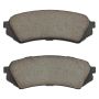 MPA 1003-0773C Quality-Built Black Series Ceramic Brake Pads w/ Hardware