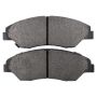 MPA 1003-0774M Quality-Built Black Series Semi-Metallic Brake Pads w/ Hardware