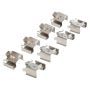 MPA 1003-0774M Quality-Built Black Series Semi-Metallic Brake Pads w/ Hardware