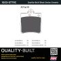 MPA 1003-0779C Quality-Built Black Series Ceramic Brake Pads w/ Hardware
