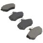 MPA 1003-0780M Quality-Built Black Series Semi-Metallic Brake Pads w/ Hardware
