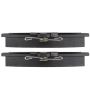 MPA 1003-0780M Quality-Built Black Series Semi-Metallic Brake Pads w/ Hardware