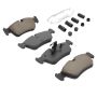 MPA 1003-0781M Quality-Built Black Series Semi-Metallic Brake Pads w/ Hardware