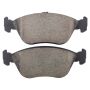MPA 1003-0783C Quality-Built Black Series Ceramic Brake Pads w/ Hardware