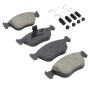 MPA 1003-0783M Quality-Built Black Series Semi-Metallic Brake Pads w/ Hardware