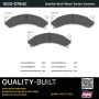 MPA 1003-0784C Quality-Built Black Series Ceramic Brake Pads w/ Hardware