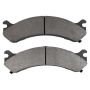 MPA 1003-0784C Quality-Built Black Series Ceramic Brake Pads w/ Hardware