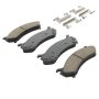 MPA 1003-0785C Quality-Built Black Series Ceramic Brake Pads w/ Hardware