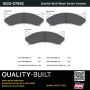 MPA 1003-0785C Quality-Built Black Series Ceramic Brake Pads w/ Hardware