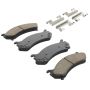 MPA 1003-0785M Quality-Built Black Series Semi-Metallic Brake Pads w/ Hardware