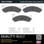 MPA 1003-0785M Quality-Built Black Series Semi-Metallic Brake Pads w/ Hardware