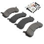 MPA 1003-0786AM Quality-Built Black Series Semi-Metallic Brake Pads w/ Hardware