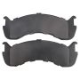 MPA 1003-0786AM Quality-Built Black Series Semi-Metallic Brake Pads w/ Hardware