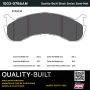MPA 1003-0786AM Quality-Built Black Series Semi-Metallic Brake Pads w/ Hardware