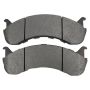 MPA 1003-0786AM Quality-Built Black Series Semi-Metallic Brake Pads w/ Hardware