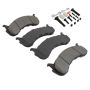MPA 1003-0786M Quality-Built Black Series Semi-Metallic Brake Pads w/ Hardware