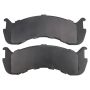 MPA 1003-0786M Quality-Built Black Series Semi-Metallic Brake Pads w/ Hardware