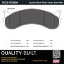 MPA 1003-0786M Quality-Built Black Series Semi-Metallic Brake Pads w/ Hardware