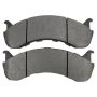 MPA 1003-0786M Quality-Built Black Series Semi-Metallic Brake Pads w/ Hardware
