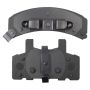 MPA 1003-0789C Quality-Built Black Series Ceramic Brake Pads w/ Hardware
