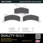 MPA 1003-0789C Quality-Built Black Series Ceramic Brake Pads w/ Hardware