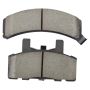 MPA 1003-0789C Quality-Built Black Series Ceramic Brake Pads w/ Hardware