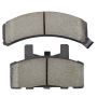 MPA 1003-0789M Quality-Built Black Series Semi-Metallic Brake Pads w/ Hardware
