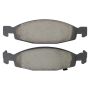 MPA 1003-0790C Quality-Built Black Series Ceramic Brake Pads w/ Hardware