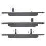 MPA 1003-0790C Quality-Built Black Series Ceramic Brake Pads w/ Hardware